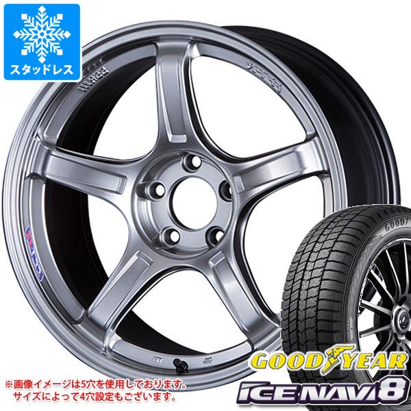 【タイヤ交換対象】クロストレック GU系用 スタッドレス グッドイヤー アイスナビ8 225/60R17 99Q SSR GTX03 タイヤホイール4本セット