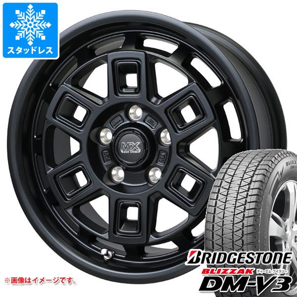 【タイヤ交換対象】CX-5 KE/KF系用 スタッドレス ブリヂストン ブリザック DM-V3 225/70R16 103Q マッドクロス アイヴァー タイヤホイール4本セット