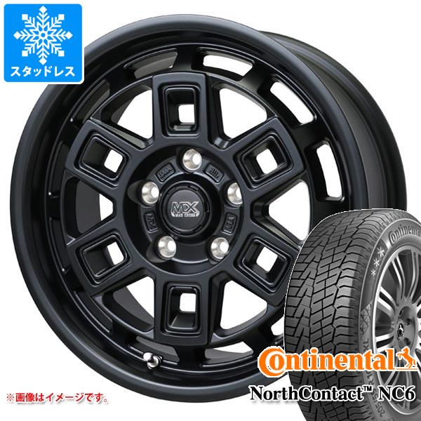 【タイヤ交換対象】アウトランダー GF/GG系用 スタッドレス コンチネンタル ノースコンタクト NC6 235/65R17 108T XL マッドクロス アイヴァー タイヤホイール4本セット