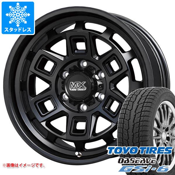 【タイヤ交換対象】NV350キャラバン E26用 スタッドレス トーヨー オブザーブ GSi-6 215/70R16 100Q マッドクロス アイヴァー タイヤホイール4本セット