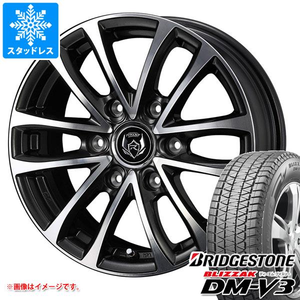 ハイエース 200系用 2022年製 スタッドレス ブリヂストン ブリザック DM-V3 215/70R16 100Q ライツレー JP-H タイヤホイール4本セット