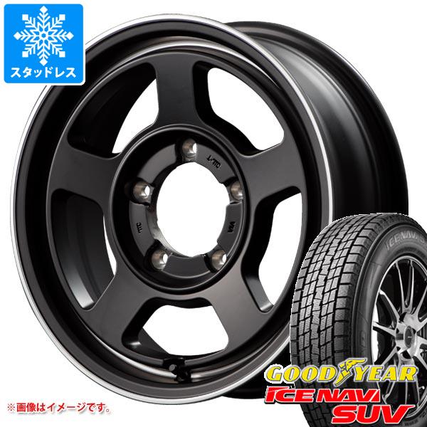 【タイヤ交換対象】5本セット ジムニー用 スタッドレス グッドイヤー アイスナビ SUV 175/80R16 91Q ガルシア シカゴ5 タイヤホイール5本セット