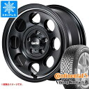 【タイヤ交換対象】アウトランダー GF/GG系用 スタッドレス コンチネンタル バイキングコンタクト7 215/70R16 100T ガルシア パーム8 タイヤホイール4本セット