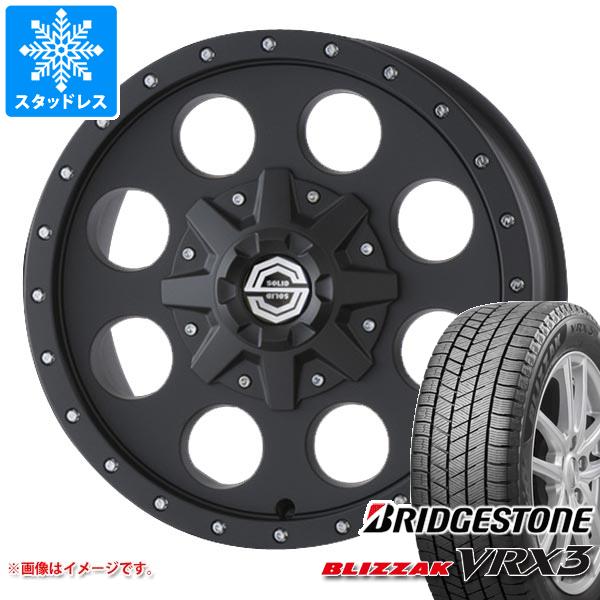【タイヤ交換対象】スタッドレスタイヤ ブリヂストン ブリザック VRX3 225/70R16 103Q ＆ ソリッドレーシング アイメタル X 6.5-16 タイヤホイール4本セット225/70-16 BRIDGESTONE BLIZZAK VRX3
