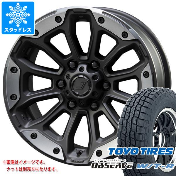 【タイヤ交換対象】ランドクルーザー プラド 150系用 スタッドレス トーヨー オブザーブ WTR LT265/70R17 112/109Q ジェップセン MJCR 216 タイヤホイール4本セット