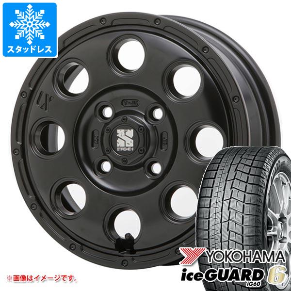 【タイヤ交換対象】ハスラー用 スタッドレス ヨコハマ アイスガードシックス iG60 165/60R15 77Q MLJ エクストリームJ KK03 タイヤホイール4本セット