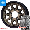 【タイヤ交換対象】ジムニーシエラ JB74W用 スタッドレス ブリヂストン ブリザック DM-V2 195/80R15 96Q マッドクロスレンジャー タイヤホイール4本セット