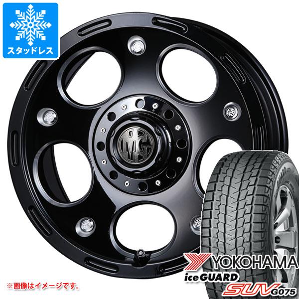 【タイヤ交換対象】FJクルーザー 10系用 スタッドレス ヨコハマ アイスガード SUV G075 LT285/70R17 121/118Q クリムソン MG デーモン タイヤホイール4本セット