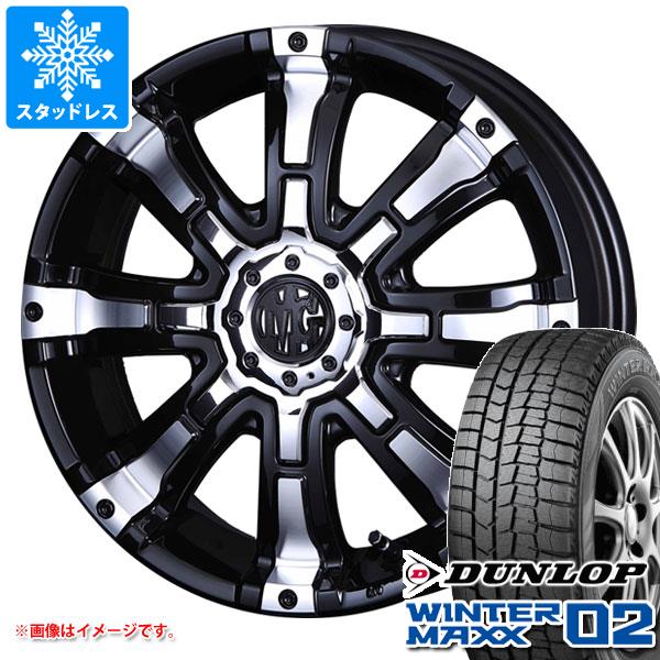 【タイヤ交換対象】スタッドレスタイヤ ダンロップ ウインターマックス02 WM02 155/70R12 73Q ＆ クリムソン MG ビースト 4.0-12 タイヤホイール4本セット155/70-12 DUNLOP WINTER MAXX 02 WM02