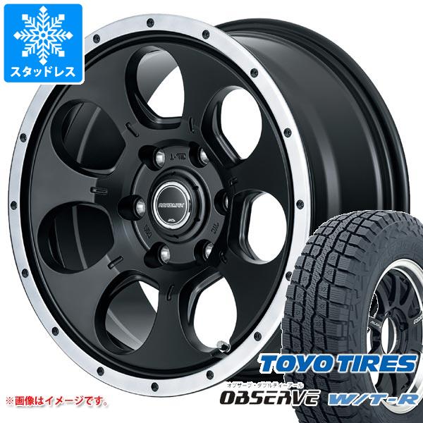 【タイヤ交換対象】ハイラックス 120系用 スタッドレス トーヨー オブザーブ WTR LT265/70R17 112/109Q ロードマックス WO-7 タイヤホイール4本セット