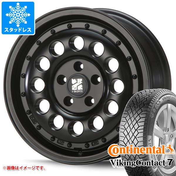 【タイヤ交換対象】アウトランダー GF/GG系用 スタッドレス コンチネンタル バイキングコンタクト7 215/70R16 100T MLJ エクストリームJ ラギッド タイヤホイール4本セット