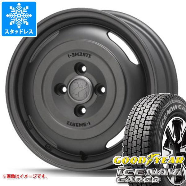 【タイヤ交換対象】タウンエース バン 400系後期用 スタッドレス グッドイヤー アイスナビカーゴ 165/80R14 91/90N (165R14 6PR相当) MLJ エクストリームJ ジャーニー タイヤホイール4本セット