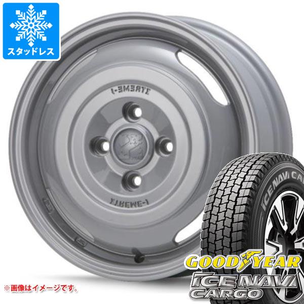 【タイヤ交換対象】タウンエース バン 400系後期用 スタッドレス グッドイヤー アイスナビカーゴ 165/80R14 97/95N (165R14 8PR相当) MLJ エクストリームJ ジャーニー タイヤホイール4本セット