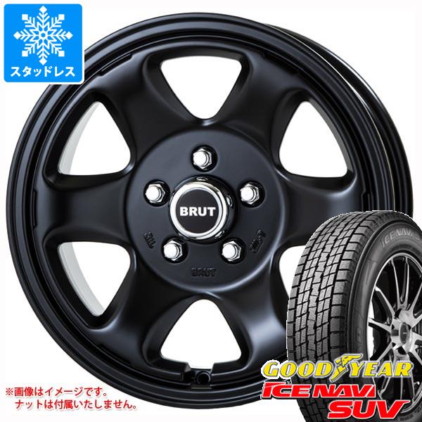 【タイヤ交換対象】スタッドレスタイヤ グッドイヤー アイスナビ SUV 235/70R16 106Q ＆ ブルート BR-44 デリカD:5用 6.5-16 タイヤホイール4本セット235/70-16 GOODYEAR ICE NAVI SUV