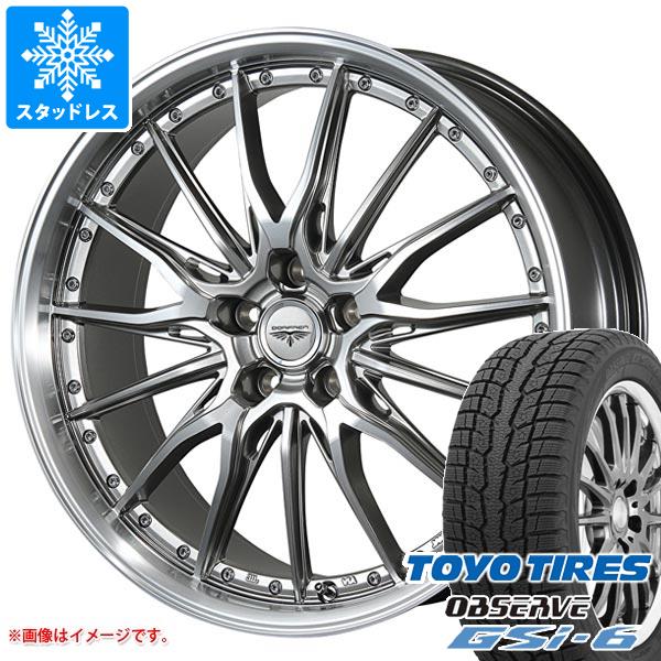 【タイヤ交換対象】2025年製 スタッドレスタイヤ トーヨー オブザーブ GSi-6 225/65R17 102Q ＆ ドルフレン ヒューヴァー 7.0-17 タイヤホイール4本セット225/65-17 TOYO OBSERVE GSi-6