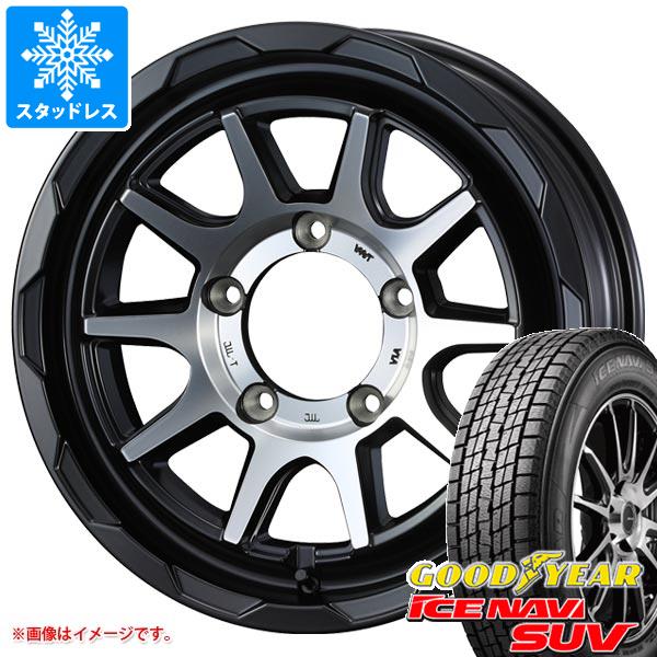 【タイヤ交換対象】ジムニーシエラ JB74W用 スタッドレス グッドイヤー アイスナビ SUV 195/80R15 96Q マッドヴァンス06 タイヤホイール4本セット