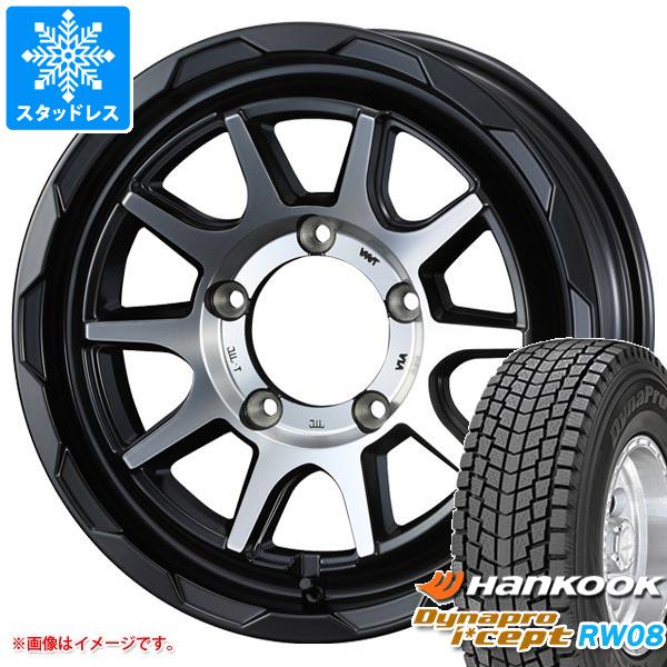 【タイヤ交換対象】5本セット ジムニー用 スタッドレス ハンコック ダイナプロアイセプト RW08 175/80R16 91Q マッドヴァンス06 タイヤホイール5本セット