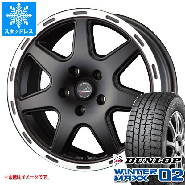 【タイヤ交換対象】ジープ チェロキー KL系用 スタッドレス ダンロップ ウインターマックス02 WM02 225/60R17 99Q ラ・ストラーダ ティラード クロス タイヤホイール4本セット