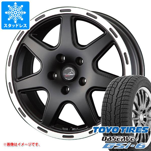 【タイヤ交換対象】ジープ コンパス ABA-M624用 スタッドレス トーヨー オブザーブ GSi-6 225/55R18 98Q ラ・ストラーダ ティラード クロス タイヤホイール4本セット