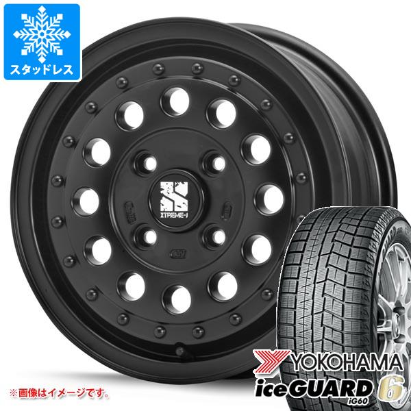 【タイヤ交換対象】ハスラー用 スタッドレス ヨコハマ アイスガードシックス iG60 165/65R14 79Q MLJ エクストリームJ ラギッド タイヤホイール4本セット