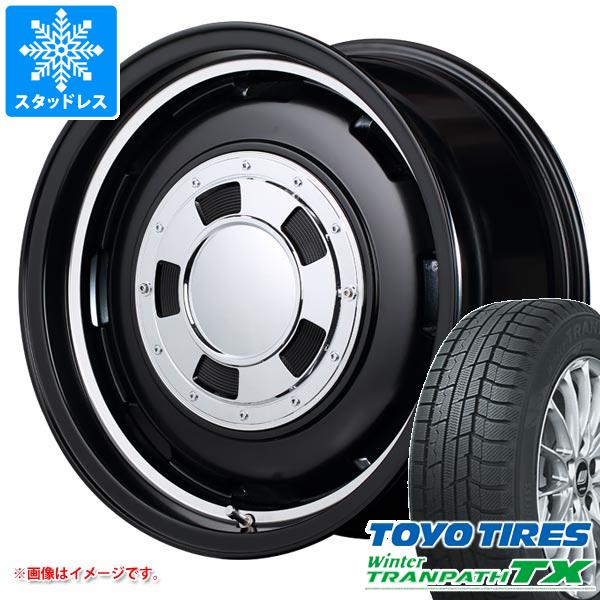 【タイヤ交換対象】ハスラー用 スタッドレス トーヨー ウィンタートランパス TX 165/65R14 79Q ガルシア シスコ タイヤホイール4本セット
