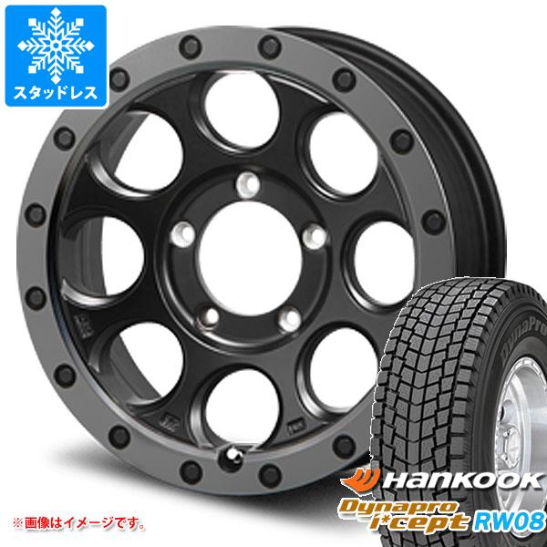 【タイヤ交換対象】ジムニー用 スタッドレス ハンコック ダイナプロアイセプト RW08 175/80R16 91Q MLJ エクストリームJ XJ03 タイヤホイール4本セット