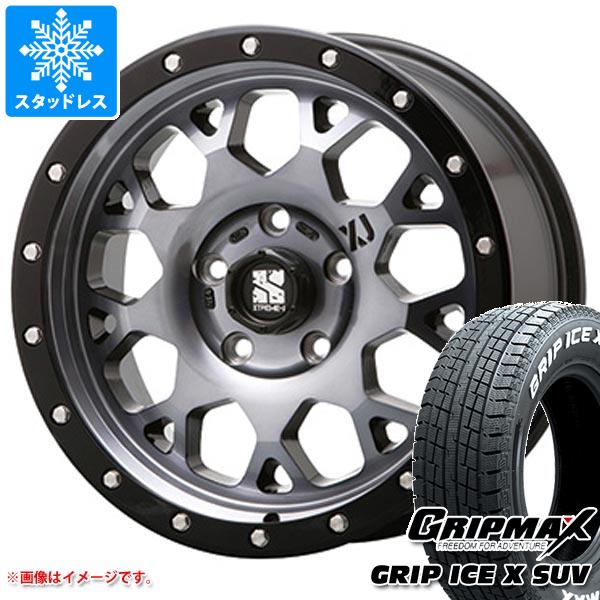 【タイヤ交換対象】RAV4 50系用 スタッドレス グリップマックス グリップアイスエックス SUV 225/65R17 102T ホワイトレター MLJ エクストリームJ XJ04 タイヤホイール4本セット