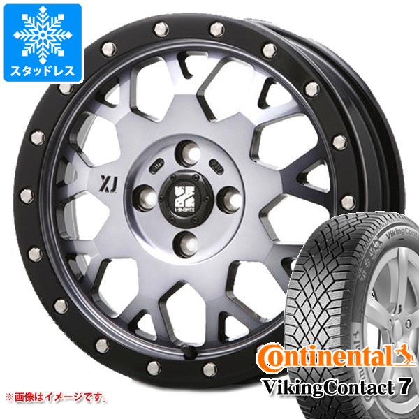 【タイヤ交換対象】ハスラー用 スタッドレス コンチネンタル バイキングコンタクト7 165/60R15 81T XL MLJ エクストリームJ XJ04 タイヤホイール4本セット