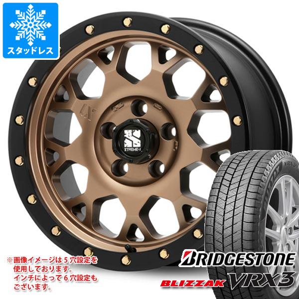 【タイヤ交換対象】デリカD:5用 スタッドレス ブリヂストン ブリザック VRX3 235/65R17 108Q XL MLJ エクストリームJ XJ04 タイヤホイール4本セット
