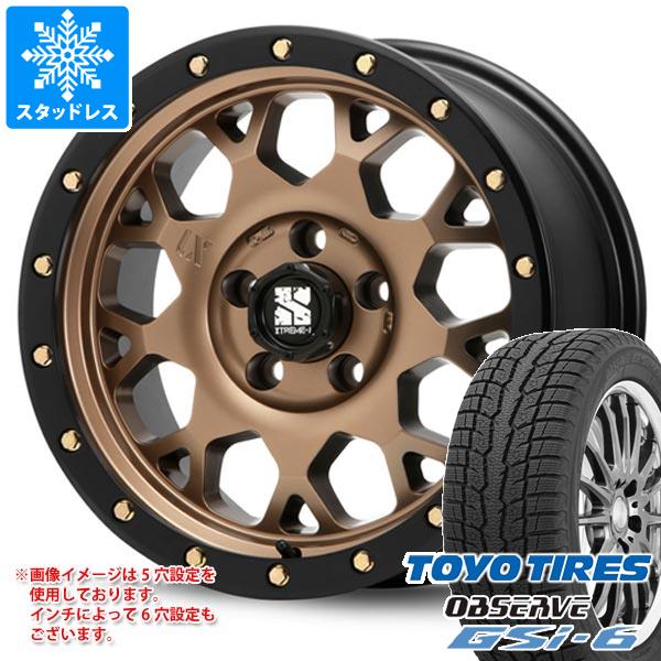 【タイヤ交換対象】ランドクルーザー プラド 150系用 スタッドレス トーヨー オブザーブ GSi-6 265/70R17 115Q MLJ エクストリームJ XJ04 タイヤホイール4本セット