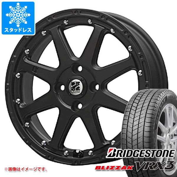 【タイヤ交換対象】ハスラー用 スタッドレス ブリヂストン ブリザック VRX3 165/60R15 77Q MLJ エクストリームJ タイヤホイール4本セット