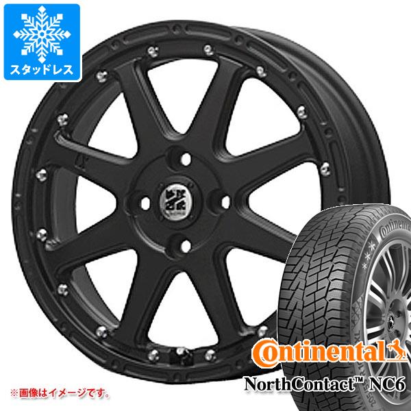 【タイヤ交換対象】ハイゼットカーゴ S320系用 スタッドレス コンチネンタル ノースコンタクト NC6 165/65R14 79T MLJ エクストリームJ タイヤホイール4本セット