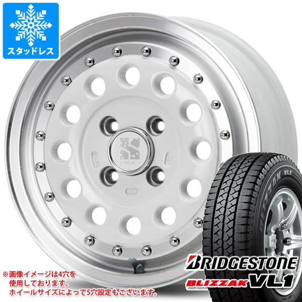 【タイヤ交換対象】NV200バネット M20用 スタッドレス ブリヂストン ブリザック VL1 165/80R14 97/95N (165R14 8PR相当) MLJ エクストリームJ ラギッド タイヤホイール4本セット