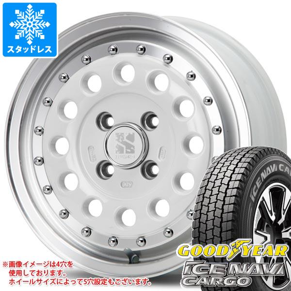 【タイヤ交換対象】NV200バネット M20用 スタッドレス グッドイヤー アイスナビカーゴ 165/80R14 97/95N (165R14 8PR相当) MLJ エクストリームJ ラギッド タイヤホイール4本セット