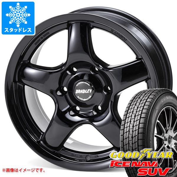 【タイヤ交換対象】FJクルーザー 10系用 スタッドレス グッドイヤー アイスナビ SUV 265/70R17 115Q ブラッドレー パイ タイヤホイール4本セット