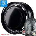 【タイヤ交換対象】アトレーワゴン S300系用 スタッドレス ヨコハマ アイスガードシックス iG60 165/65R14 79Q ガルシア シスコ ブラックムーンエディション タイヤホイール4本セット