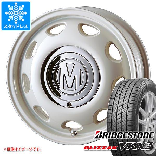 【タイヤ交換対象】エブリイバン DA17V用 スタッドレス ブリヂストン ブリザック VRX3 165/60R14 75Q クリムソン ディーン ミニ タイヤホイール4本セット