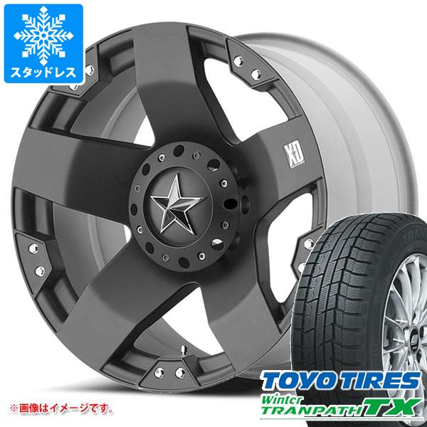 【タイヤ交換対象】RAV4 50系用 スタッドレス トーヨー ウィンタートランパス TX 225/65R17 102Q KMC XD775 ロックスター タイヤホイール4本セット