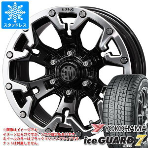 【タイヤ交換対象】デリカD:5用 スタッドレス ヨコハマ アイスガードセブン iG70 225/65R17 102Q クリムソン MG ゴーレム タイヤホイール4本セット