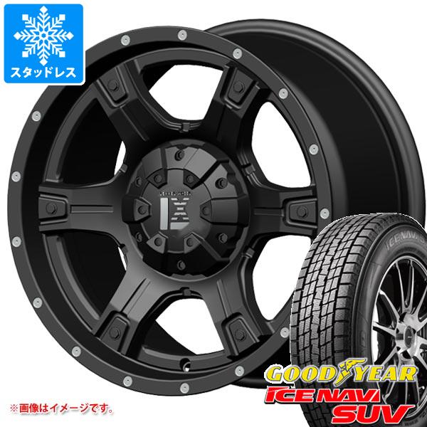 【タイヤ交換対象】ランドクルーザー プラド 150系用 スタッドレス グッドイヤー アイスナビ SUV 265/70R17 115Q オフビート レクセル アウトロー オフロードスタイル タイヤホイール4本セット