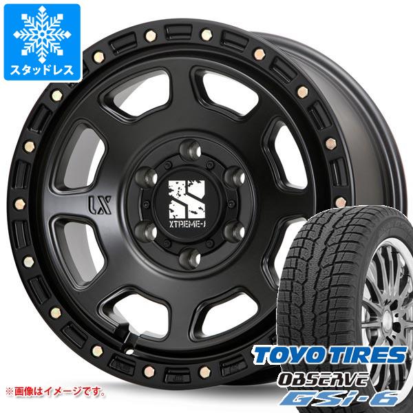 【タイヤ交換対象】スタッドレスタイヤ トーヨー オブザーブ GSi-6 265/70R17 115Q ＆ MLJ エクストリームJ XJ07 8.0-17 タイヤホイール4本セット265/70-17 TOYO OBSERVE GSi-6