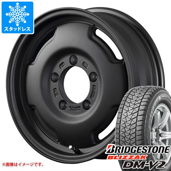 【タイヤ交換対象】ジムニーシエラ JB74W用 スタッドレス ブリヂストン ブリザック DM-V2 195/80R15 96Q アピオ ワイルドボア SR タイヤホイール4本セット