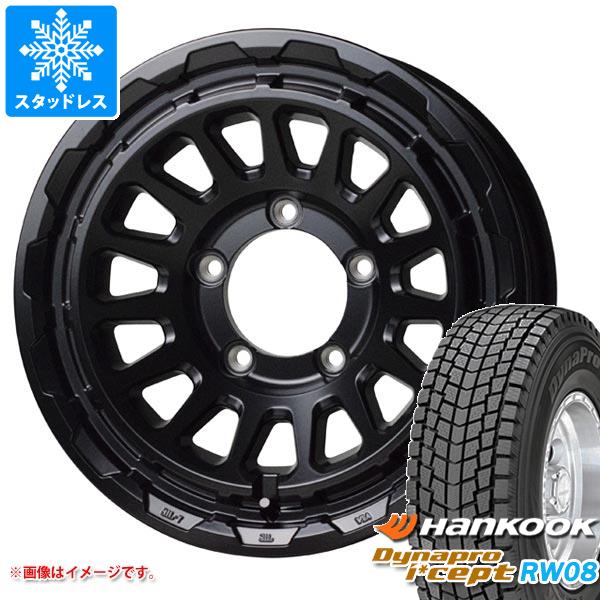 【タイヤ交換対象】5本セット ジムニー用 スタッドレス ハンコック ダイナプロアイセプト RW08 175/80R16 91Q バークレイハードロック リザード タイヤホイール5本セット