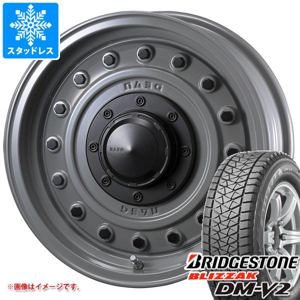 【タイヤ交換対象】5本セット ジムニーシエラ JB74W用 スタッドレス ブリヂストン ブリザック DM-V2 195/80R15 96Q クリムソン ディーン コロラド タイヤホイール5本セット