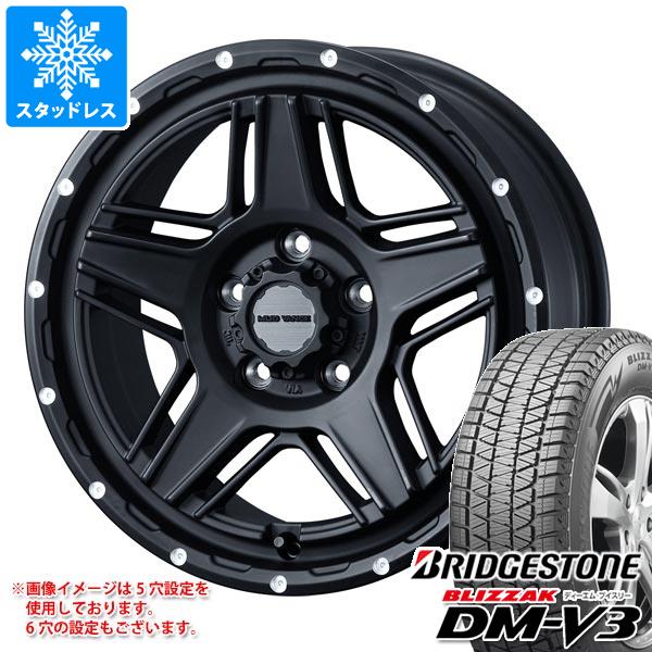 【タイヤ交換対象】アウトランダー GF/GG系用 スタッドレス ブリヂストン ブリザック DM-V3 225/70R16 103Q マッドヴァンス07 タイヤホイール4本セット