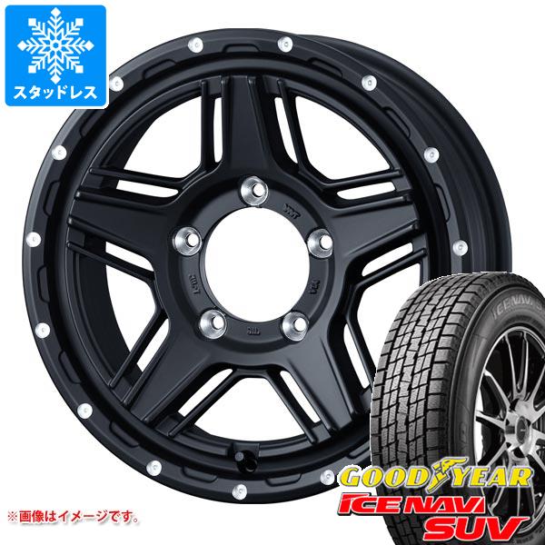 【タイヤ交換対象】5本セット ジムニーシエラ JB74W用 スタッドレス グッドイヤー アイスナビ SUV 195/80R15 96Q マッドヴァンス07 タイヤホイール5本セット