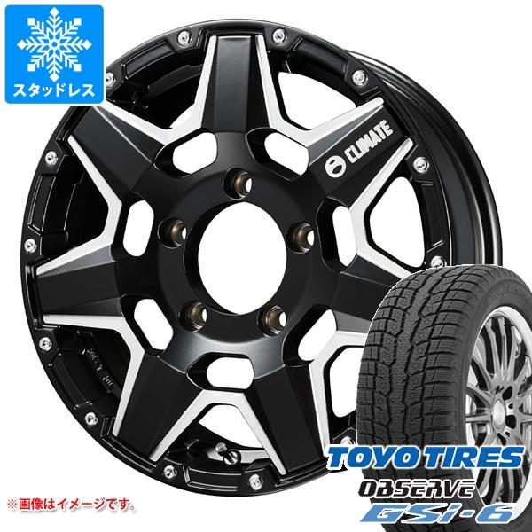 【タイヤ交換対象】5本セット ジムニーシエラ JB74W用 2025年製 スタッドレス トーヨー オブザーブ GSi-6 215/70R16 100Q クライメイト スワット タイヤホイール5本セット