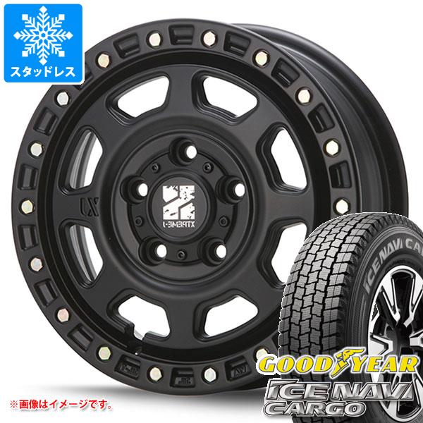 【タイヤ交換対象】タウンエース バン 400系後期用 スタッドレス グッドイヤー アイスナビカーゴ 165/80R14 97/95N (165R14 8PR相当) MLJ エクストリームJ XJ07 タイヤホイール4本セット