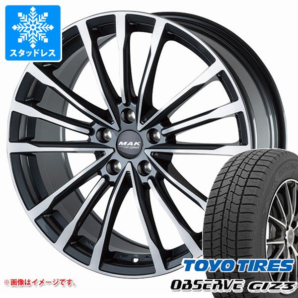 【タイヤ交換対象】BMW F70 1シリーズ用 スタッドレス トーヨー オブザーブ ギズ3 205/55R17 95Q XL MAK バビエラFF タイヤホイール4本セット