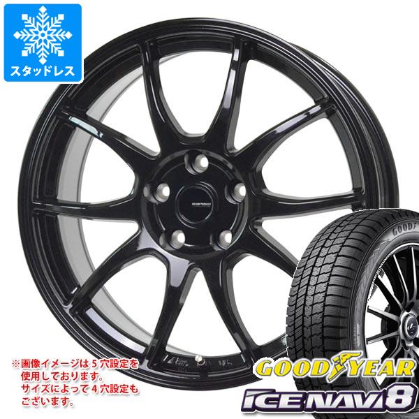 【タイヤ交換対象】クロストレック GU系用 スタッドレス グッドイヤー アイスナビ8 225/60R17 99Q ジースピード G-06 タイヤホイール4本セット